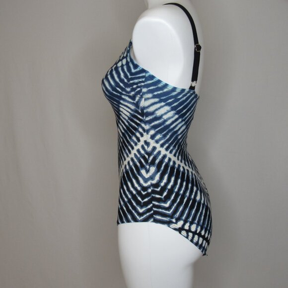 Calvin Klein Blue Starburst Printed Swimsuit One Piece Women's 6 - Picture 3 of 9